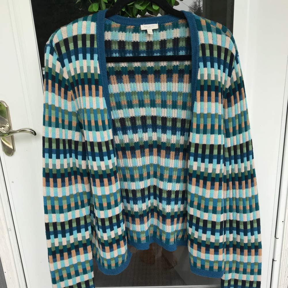 Snuggly open front cardigan from Talbots